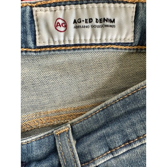 Adriano Goldschmied AG Distressed Jodi High Rise Slim Flare Crop Jeans 29 - Picture 5 of 8